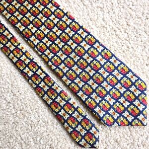 Henry Craig Tie Made in USA 100% Silk Necktie Office Western Present Floral